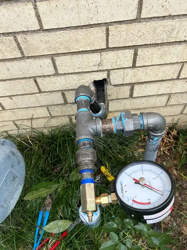 Gas Pressure Testing by Level Up Plumbing