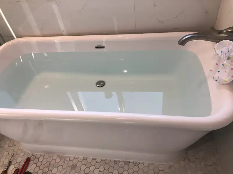 Bathtub Installation by Level Up Plumbing