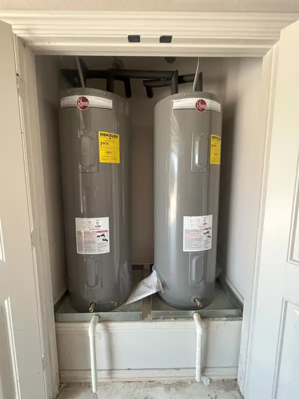Dual Water Heater Installation by Level Up Plumbing